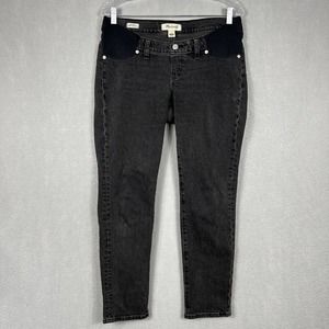 Madewell Maternity Side Panel Perfect Vintage Jeans Size 27 Lunar Wash